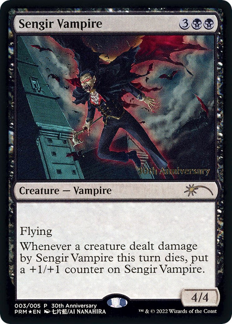 Image for Sengir Vampire (3) (30A-P) - Magic: The Gathering