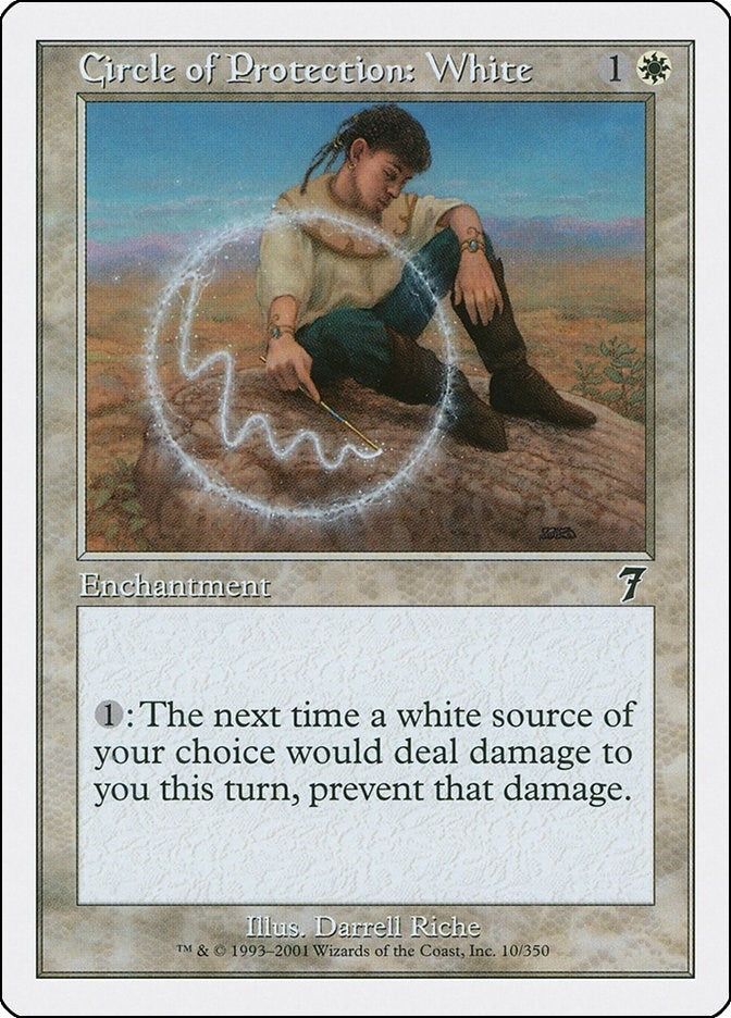 Image for Circle of Protection: White (10) - Magic: The Gathering
