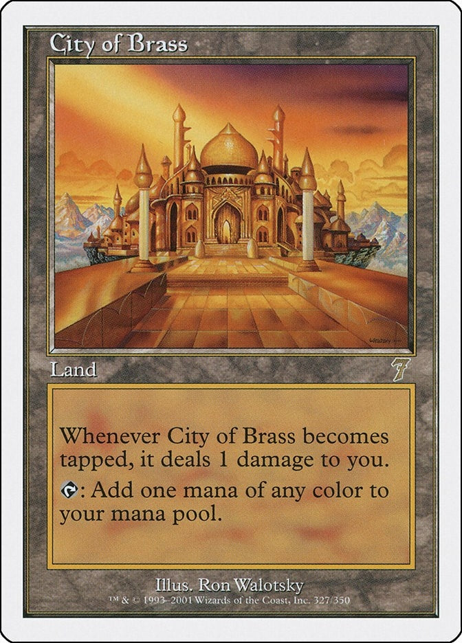 Image for City of Brass (327) - Magic: The Gathering