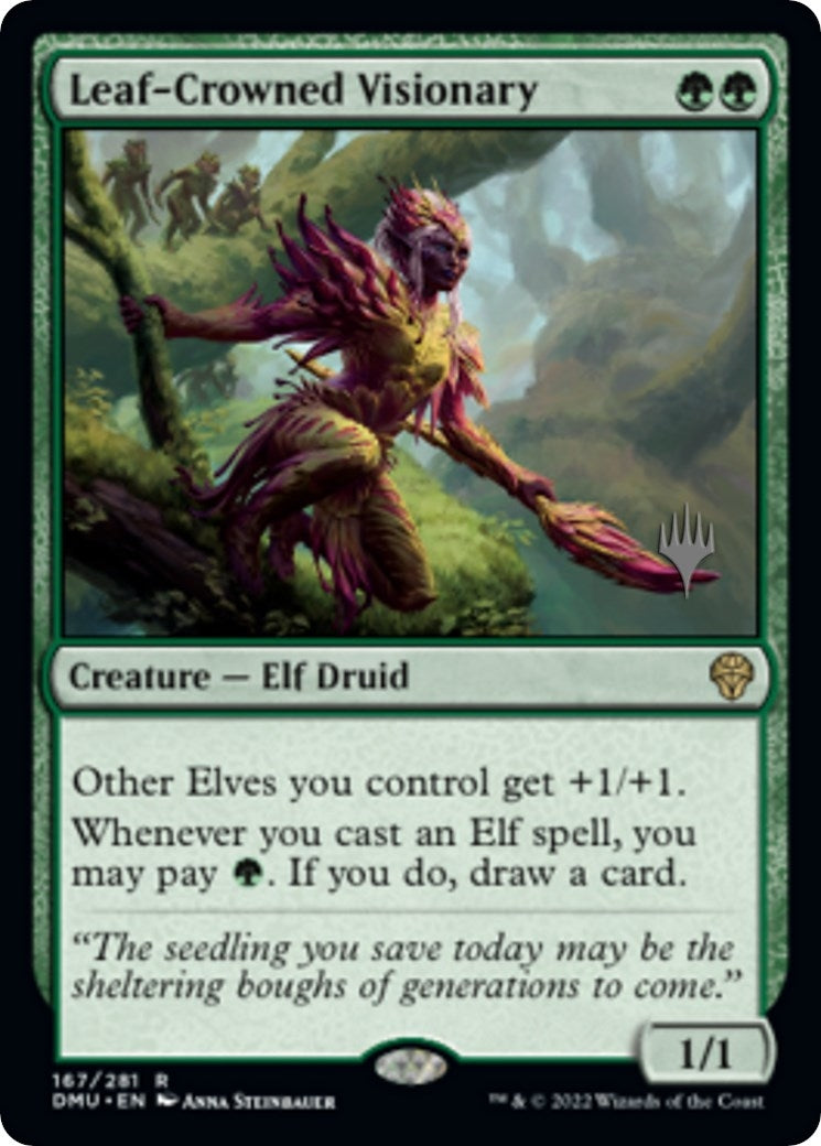 Image for Leaf-Crowned Visionary (167) - Magic: The Gathering