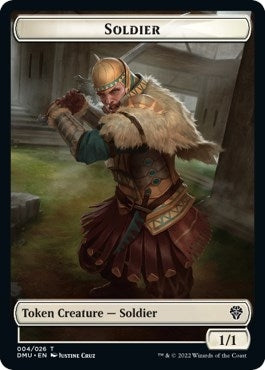 Image for Soldier // Sand Warrior Double-Sided Token (4 // 20) - Magic: The Gathering