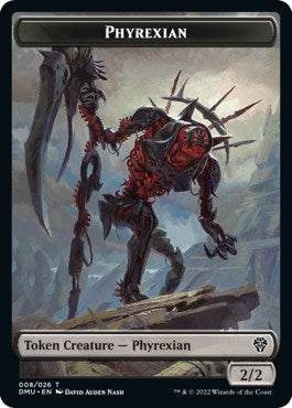 Image for Phyrexian // Knight Double-Sided Token (8 // 3) - Magic: The Gathering