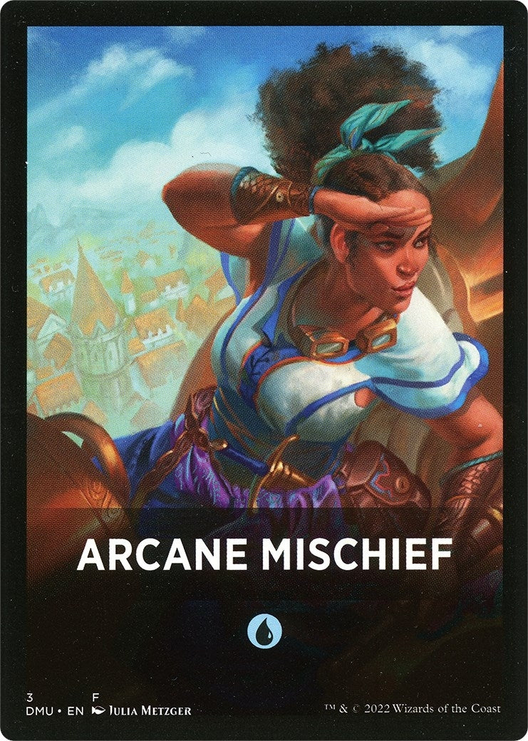 Image for Arcane Mischief Theme Card (3) (DMU) - Magic: The Gathering