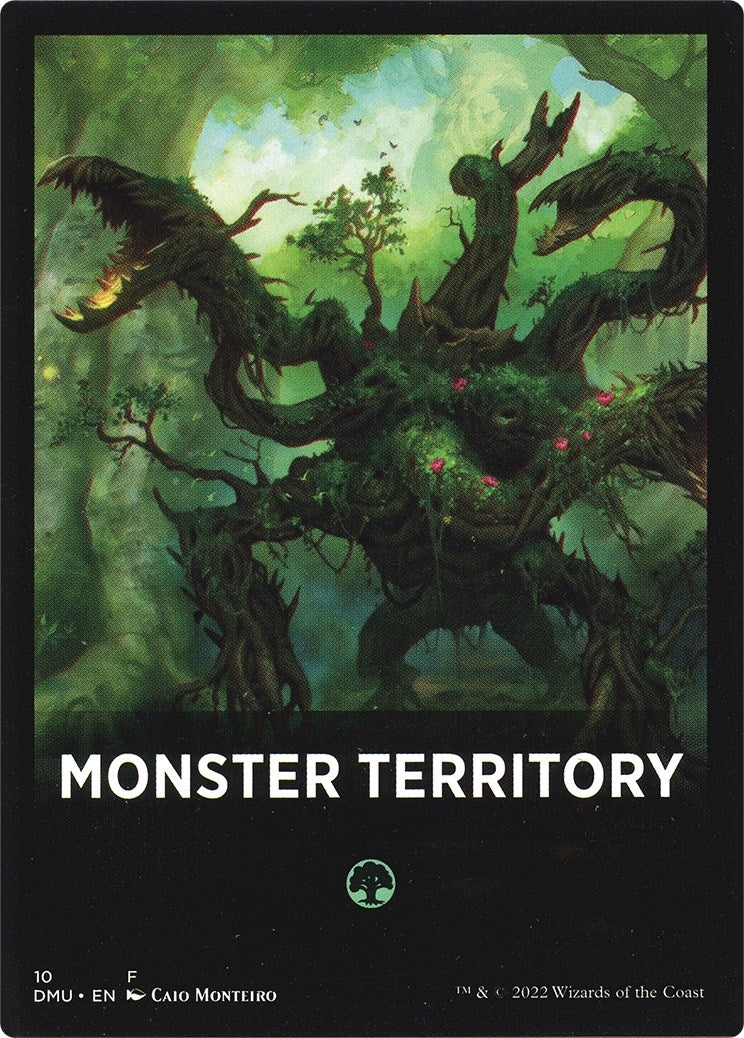 Image for Monster Territory Theme Card (10) (DMU) - Magic: The Gathering