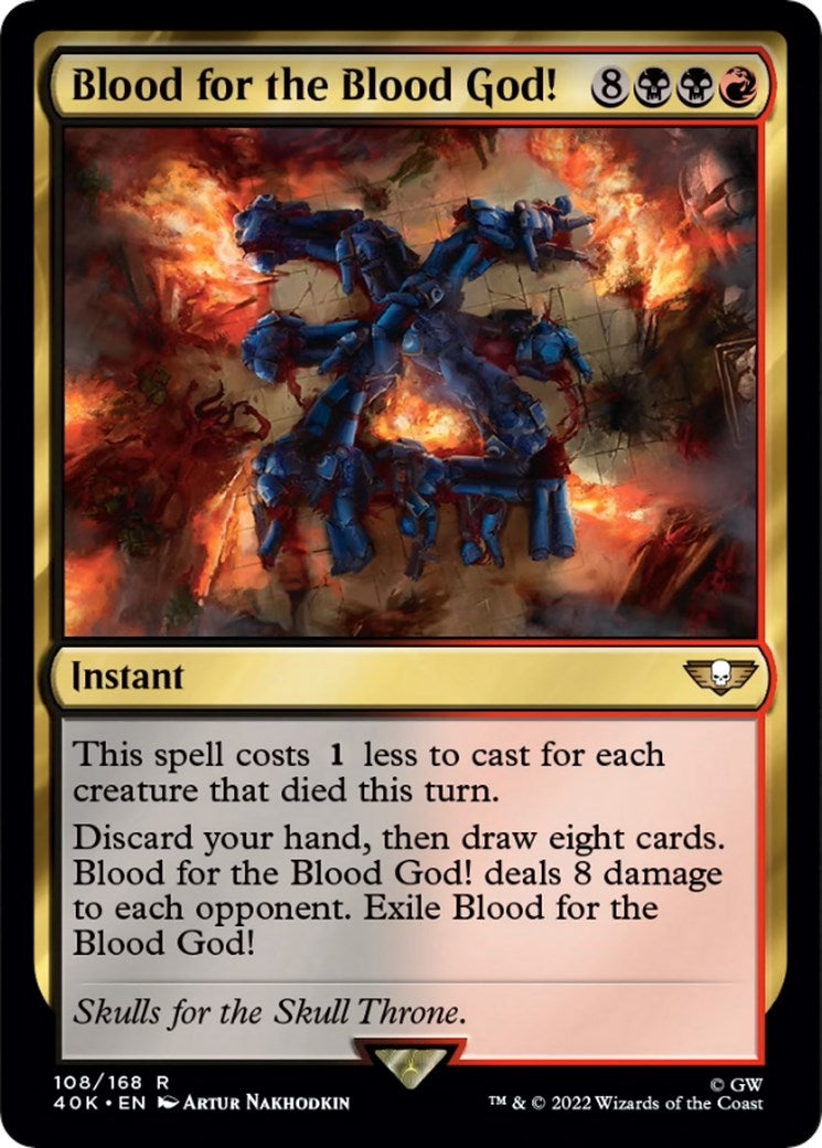 Image for Blood for the Blood God! (Surge Foil) (108) - Magic: The Gathering