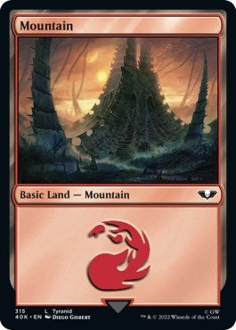 Image for Mountain (315) (Surge Foil) (315) - Magic: The Gathering