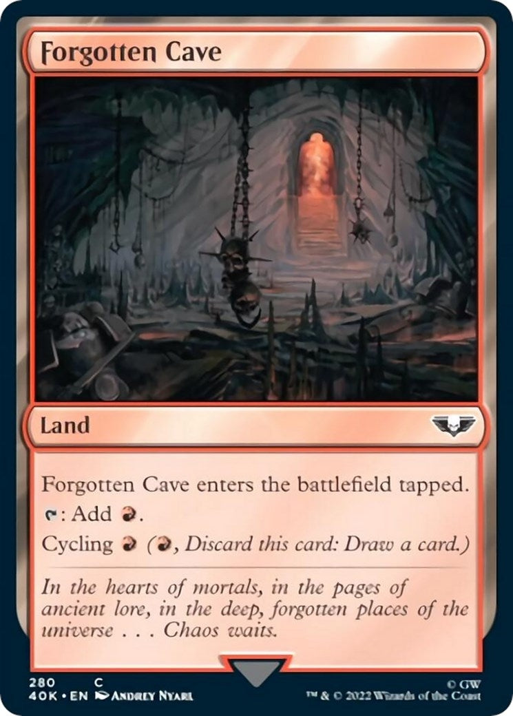 Image for Forgotten Cave (280) (40K) - Magic: The Gathering