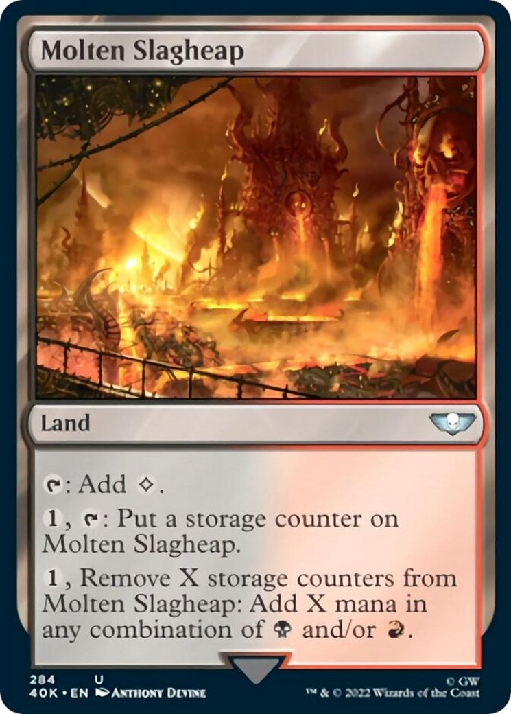 Image for Molten Slagheap (Surge Foil) (284) - Magic: The Gathering