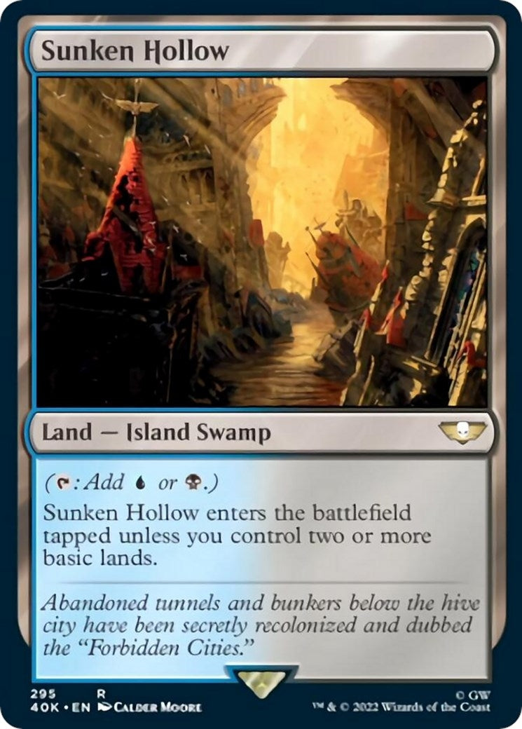 Image for Sunken Hollow (Surge Foil) (295) - Magic: The Gathering