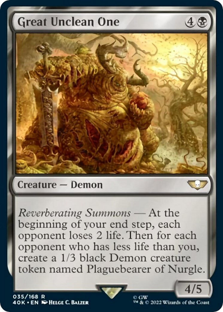 Image for Great Unclean One (35) - Magic: The Gathering