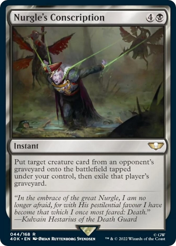 Image for Nurgle's Conscription (44) - Magic: The Gathering
