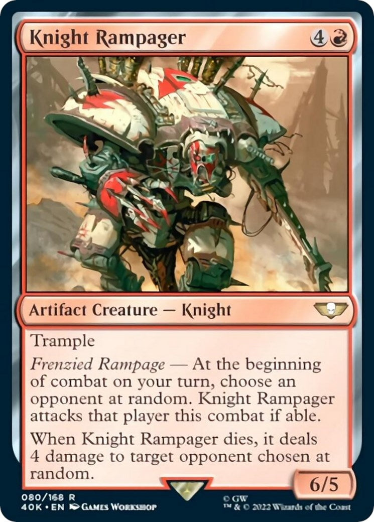 Image for Knight Rampager (Surge Foil) (80) - Magic: The Gathering
