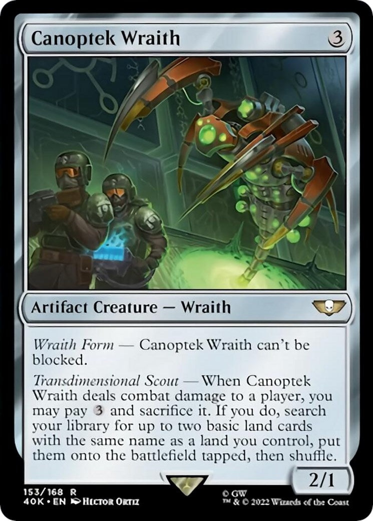 Image for Canoptek Wraith (Surge Foil) (153) - Magic: The Gathering
