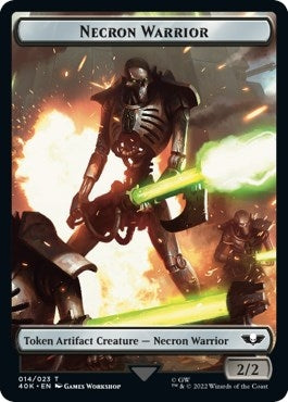 Image for Necron Warrior // Insect Double-Sided Token (Surge Foil) (14 // 22) - Magic: The Gathering