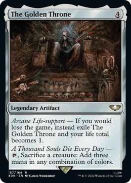 Image for The Golden Throne (Surge Foil) (157) - Magic: The Gathering