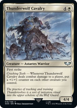 Image for Thunderwolf Cavalry (Surge Foil) (16) - Magic: The Gathering