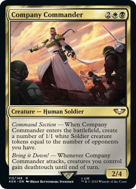 Image for Company Commander (Surge Foil) (113) - Magic: The Gathering