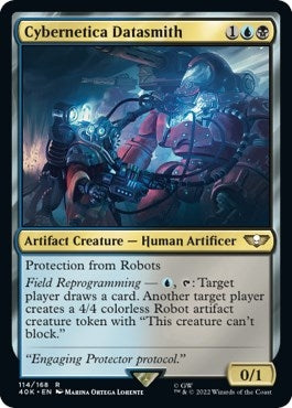 Image for Cybernetica Datasmith (Surge Foil) (114) (40K) - Magic: The Gathering
