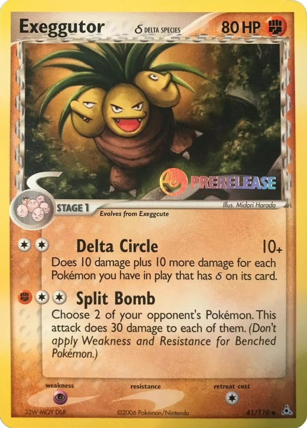 Image for Exeggutor (Delta Species) - 41/110 (Prerelease) (41/110) (PR) - Pokemon