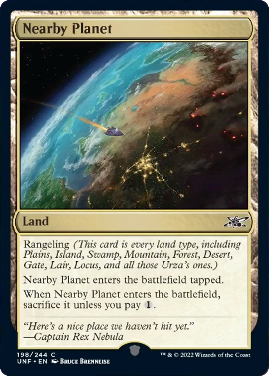 Image for Nearby Planet (198) (UNF) - Magic: The Gathering
