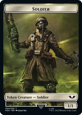 Image for Soldier (004) // Vanguard Suppressor Double-Sided Token (4 // 10) - Magic: The Gathering