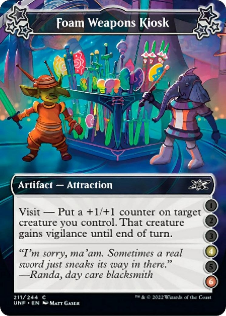 Image for Foam Weapons Kiosk (4-6) (211) - Magic: The Gathering