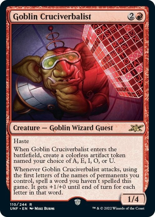 Image for Goblin Cruciverbalist (110) - Magic: The Gathering
