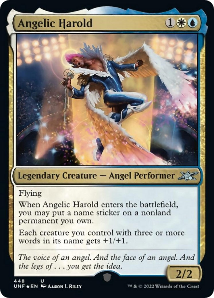 Image for Angelic Harold (Galaxy Foil) (448) (UNF) - Magic: The Gathering
