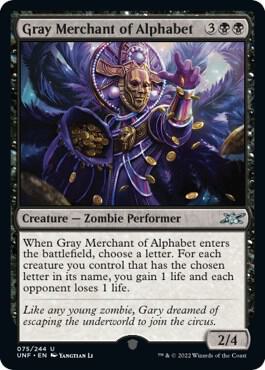 Image for Gray Merchant of Alphabet (75) - Magic: The Gathering