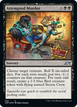 Image for Attempted Murder (Galaxy Foil) (352) (UNF) - Magic: The Gathering