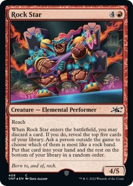 Image for Rock Star (Galaxy Foil) (408) - Magic: The Gathering