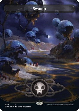 Image for Swamp (488) (Borderless) (Galaxy Foil) (488) (UNF) - Magic: The Gathering