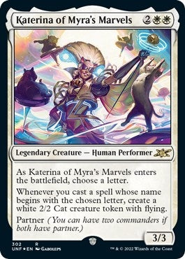 Image for Katerina of Myra's Marvels (Galaxy Foil) (302) (UNF) - Magic: The Gathering