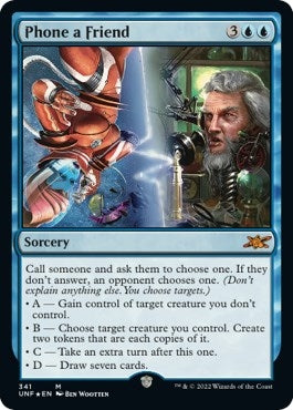 Image for Phone a Friend (Galaxy Foil) (341) (UNF) - Magic: The Gathering