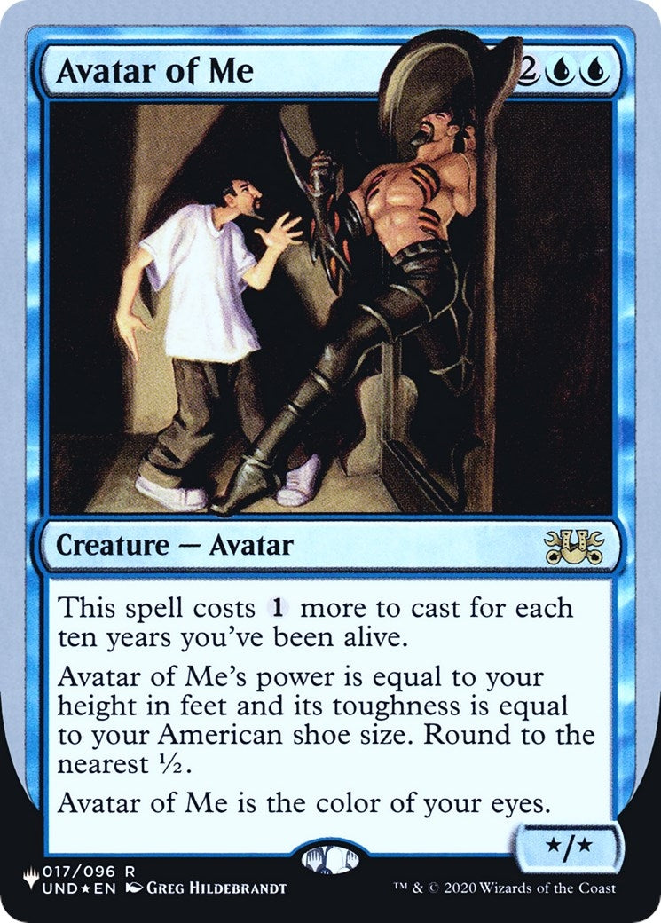 Image for Avatar of Me (017/096) (LIST) - Magic: The Gathering