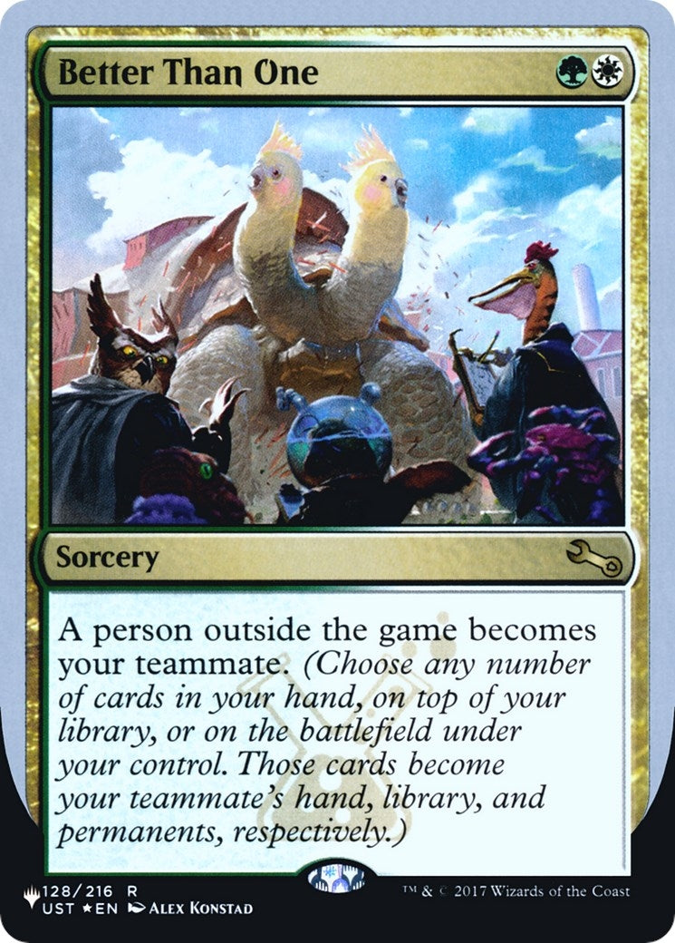Image for Better Than One (128/216) - Magic: The Gathering