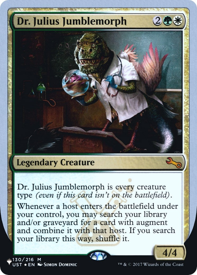 Image for Dr. Julius Jumblemorph (130/216) (LIST) - Magic: The Gathering
