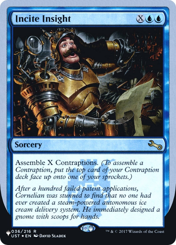 Image for Incite Insight (036/216) (LIST) - Magic: The Gathering