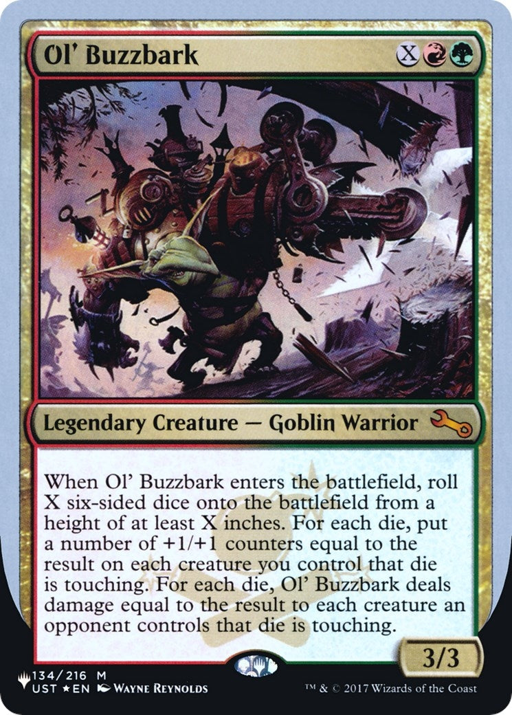 Image for Ol' Buzzbark (134/216) (LIST) - Magic: The Gathering