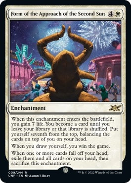 Image for Form of the Approach of the Second Sun (9) (UNF) - Magic: The Gathering