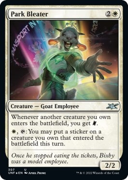 Image for Park Bleater (Galaxy Foil) (307) (UNF) - Magic: The Gathering