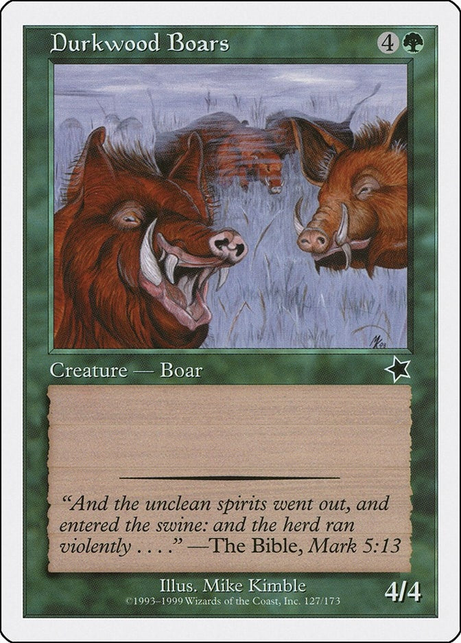 Image for Durkwood Boars (127) - Magic: The Gathering