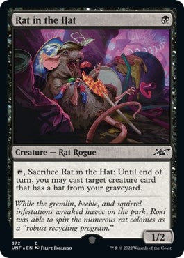 Image for Rat in the Hat (Galaxy Foil) (372) (UNF) - Magic: The Gathering