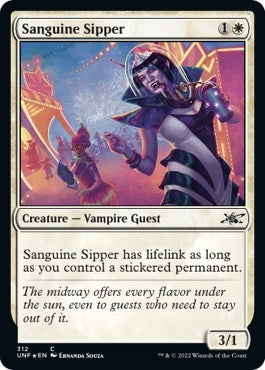 Image for Sanguine Sipper (Galaxy Foil) (312) (UNF) - Magic: The Gathering