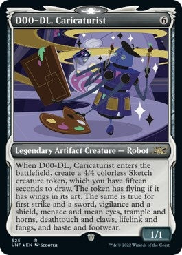 Image for D00-DL, Caricaturist (Showcase) (Galaxy Foil) (525) (UNF) - Magic: The Gathering
