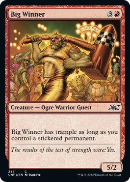 Image for Big Winner (Galaxy Foil) (387) (UNF) - Magic: The Gathering