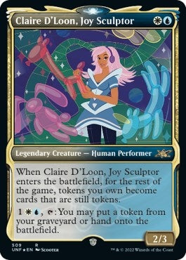 Image for Claire D'Loon, Joy Sculptor (Showcase) (Galaxy Foil) (509) - Magic: The Gathering