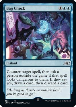 Image for Bag Check (Galaxy Foil) (322) (UNF) - Magic: The Gathering