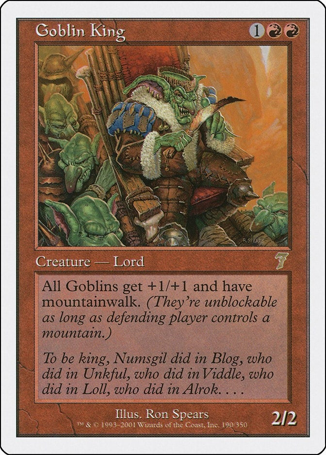 Image for Goblin King (190) - Magic: The Gathering