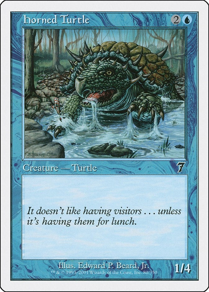 Image for Horned Turtle (80) - Magic: The Gathering
